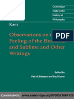 Observations on the Feeling of the Beautiful and Sublime and Other Writings (2011, Cambridge University Press) - Libgen.lc