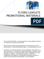 Flyers Leaflets Promotional Materials