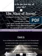 The Maze of Terror 33 VK Com One Teacher One Pupil