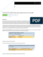 Group Asset Creation Dep Under Indian Income Tax Act 1961