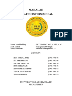 Makalah Kelompok 1 Strategi Internasional