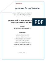 Informe de Laboratorio de Analisis Granulométrico - Teconología Del Concreto