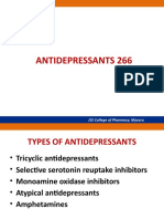 Antidepressants 266: JSS College of Pharmacy, Mysuru