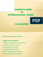 Docs in Int'l Trade