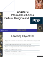 CHAPTER 3 Informal Institutions: Culture, Religion and Language