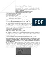 Problemas Propuestos de Trabajo y Energía