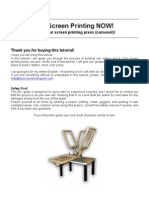 Download Screen Printing DIY Station by Flightrisk SN51381934 doc pdf