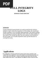 Well Integrity Logs: Downhole Casing Inspection