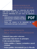 PRINCIPIOS GENERALES DE LOS CONTRATOS