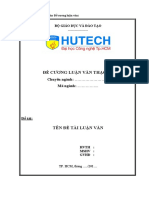 Cach Trinh Bay de Cuong - LVTHS - HUTECH