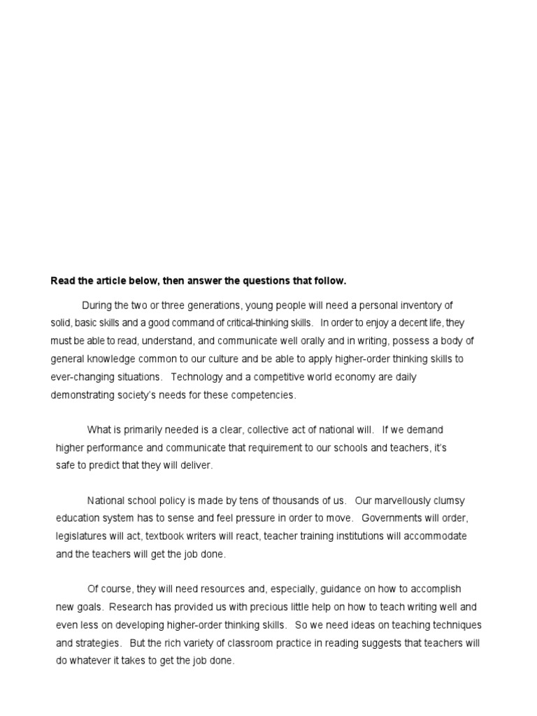 Recruiting English Test | PDF | Compass | Teachers