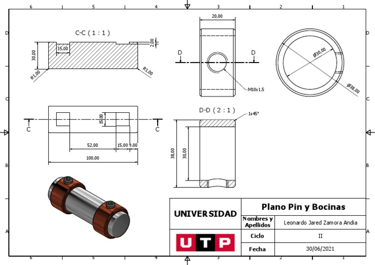 Plano Pin y Bocinas | PDF