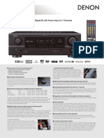 DTS-ES Discrete 6.1 and Dolby Digital EX With Power Amps For 7 Channels