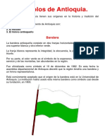 Ficha Informativa - Símbolos de Antioquia