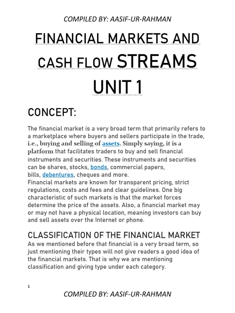 Financial Economics 6th Sem Compiled by Aasif-Ur-Rahman | PDF | Capital ...