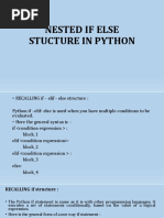 Nested If Else.. in Python