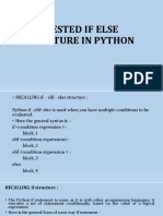 Nested If Else.. in Python