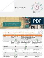 Project Simulation Tools Comparison