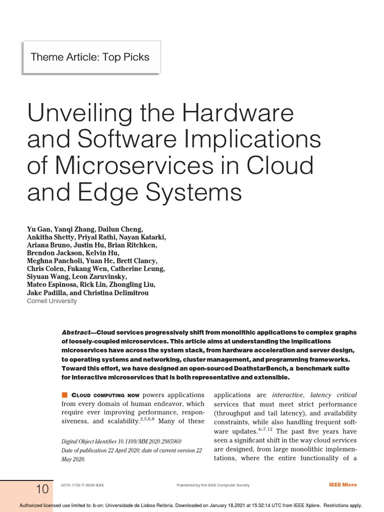 Microservices Benchmarking with DeathstarBench | PDF | Cloud Computing ...