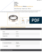 Part Number Y32217, Tapered Roller Bearings - Single Cups - Metric