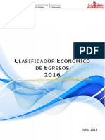 Clasifificador Economico 2016-1