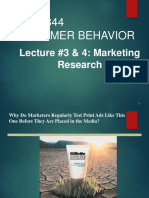 MKT - 344 Lecture #3 & 4 Marketing Research