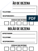 Bolão de Dezena PDF