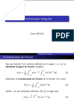 TF integrales: Fourier, derivadas, convolución, senos y cosenos