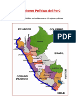 Regiones Políticas Del Perú
