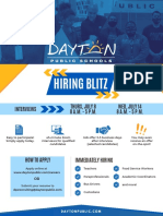 Hiring Blitz Flyer