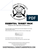 The Essentials 14cm Air Gun Target Pack - Shooting Skull Targets