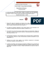 Unidade Curricular de SELE2 - Sistemas Elétricos de Energia II