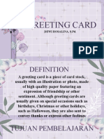 PowerPoint Greeting Card For Junior High School