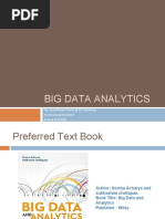 Big Data Analytics: By: Syed Nawaz Pasha at SR Univeristy Professional Elective-5 B.Tech Iv-Ii Sem