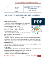 Lý 11 - Thuyết electron