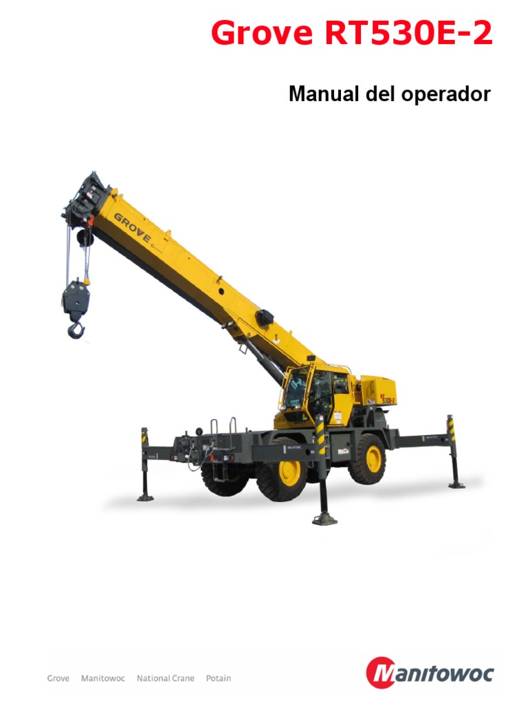 Grove Rt530e Om | PDF | Eje | Partes de vehículo