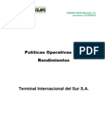 Politicas Operativas y de Rendimiento - Tisur - P o R Rev 17 - 21.09.2018