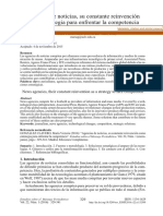 Agencias de Noticias, Su Constante Reinvención Como Estrategia para Enfrentar La Competencia 2015