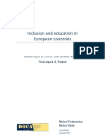 Inclusion and Education in European Countries - Poland