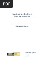 Download Inclusion and Education in European Countries - Sweden by Proiectul SOS SN51384148 doc pdf