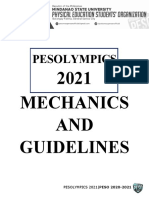 Pesolympics Mechanics and Guidelines
