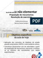 Aula 8 - Preposição de Mecanismos - Resolução de Exercícios