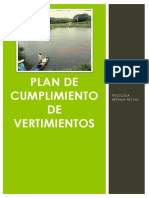 Plan de cumplimiento ambiental piscícola Betania Pez