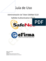 Guía de Uso. Administración de Token SafeNet 5110 SafeNet Authentication Client - PDF