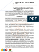 Decreto Municipal de Pereira No. 0019 de Enero 07 de 2021 - Adopta Decreto Departamental 017 Del 7 de Enero de 2021