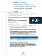 San 50 VET: Disinfectant For Veterinary Use