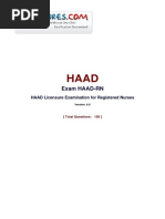 HAAD-RN Exam Practice Questions | PDF | Pain | Infants