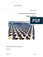 Photovoltaics: EUB - 7 - 133 Renewable Energy Technologies 1