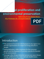 Industrial Proliferation and Environmental Preservation