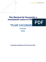 01 Plan Nacional de Vacunacion e Inmuniczacion Contra El COVID 19 Ecuador 2021 1